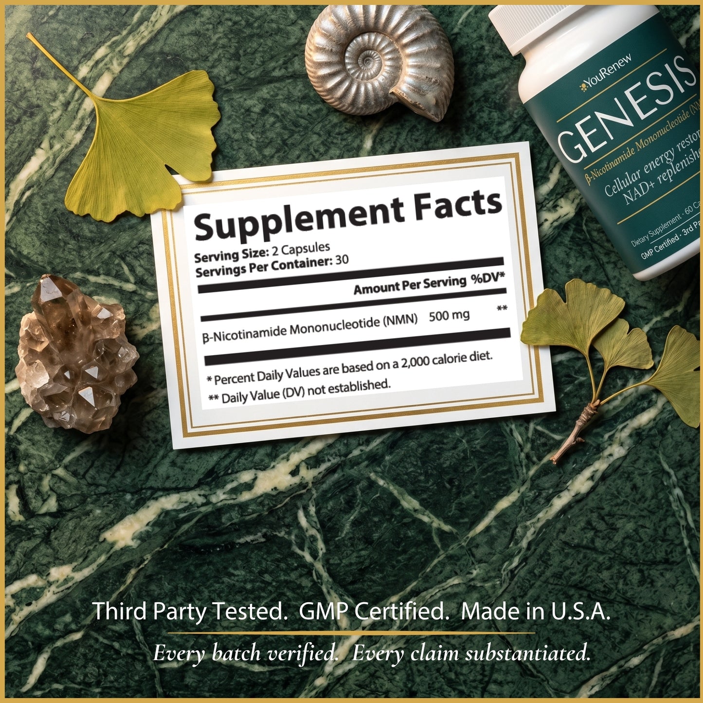 GENESIS — NMN Longevity & Cellular Energy Complex