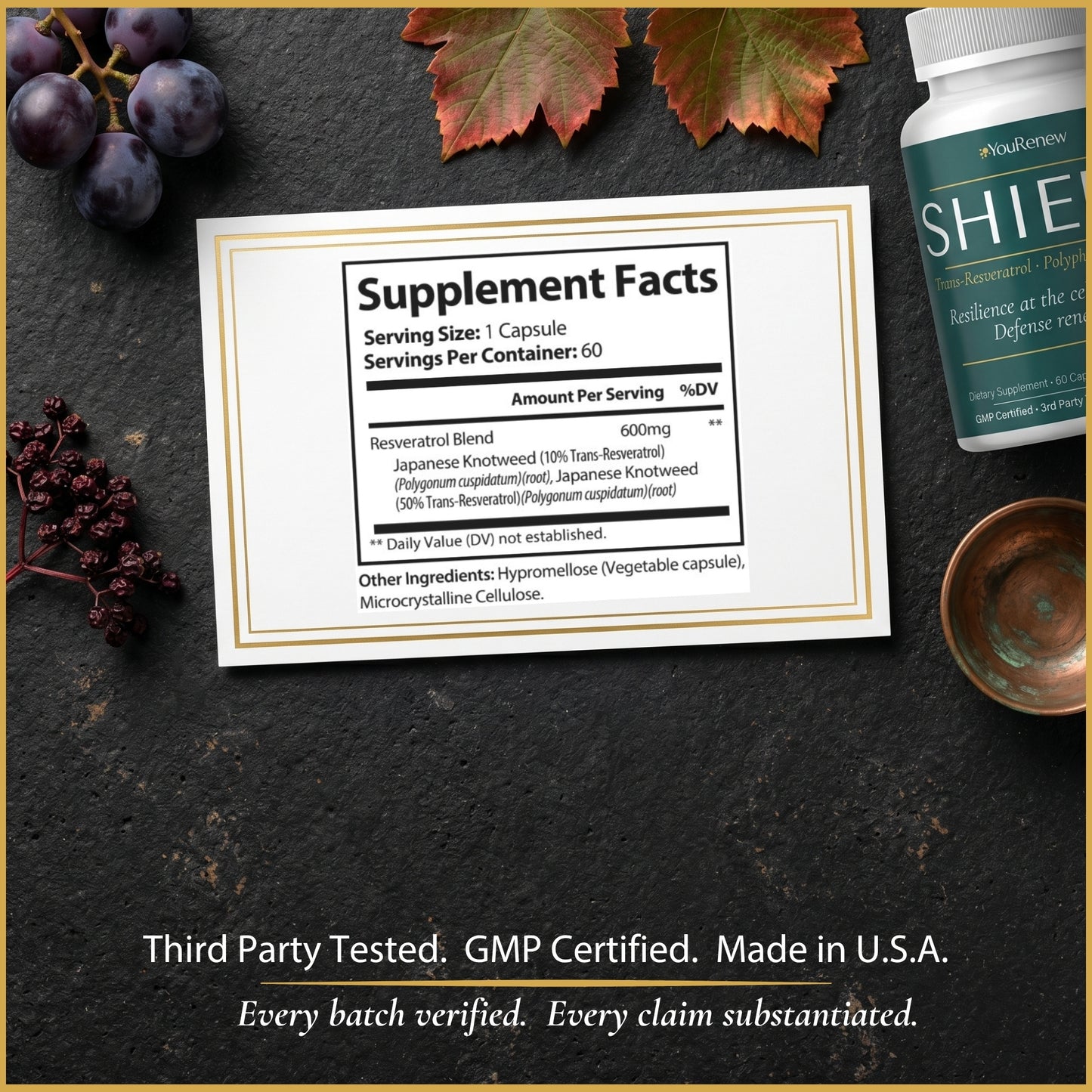 SHIELD — Resveratrol Cellular Defense Formula